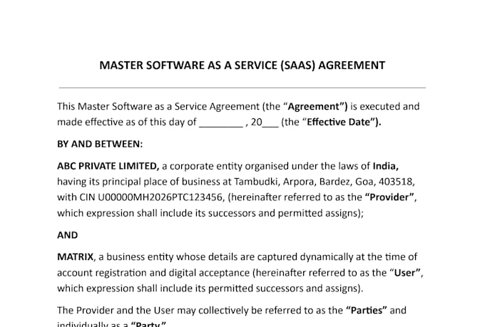 draft or review business contracts and agreements